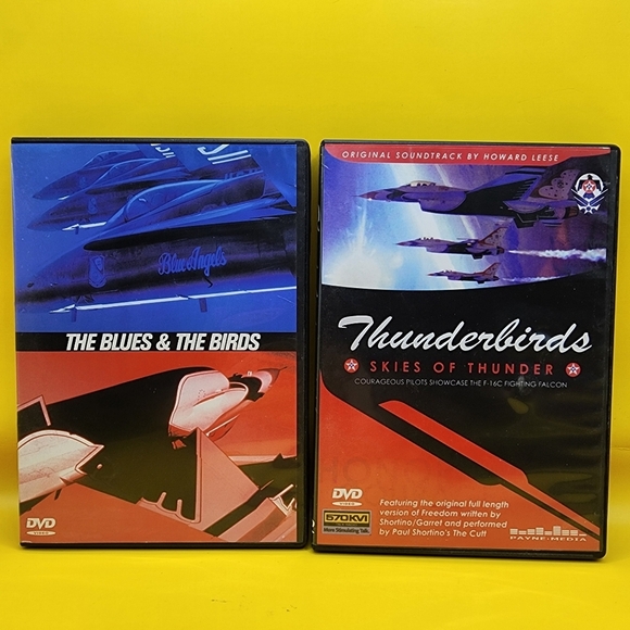 U.S. Air Force Thunderbirds Blue Angels DVDs Documentary F-16 - Picture 1 of 3